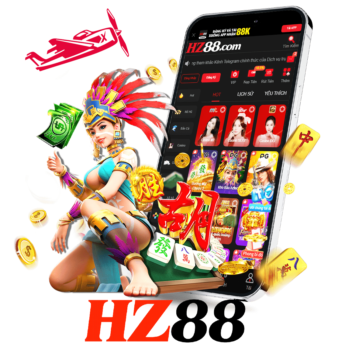 Giao diện ứng dụng HZ88